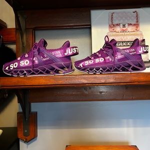 Just So So purple sneakers